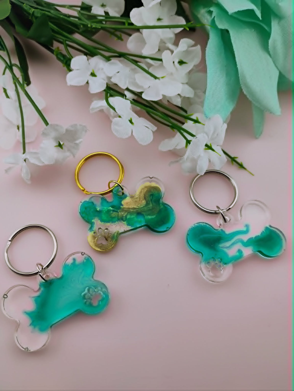 Pet Tag Color Teal-3PK