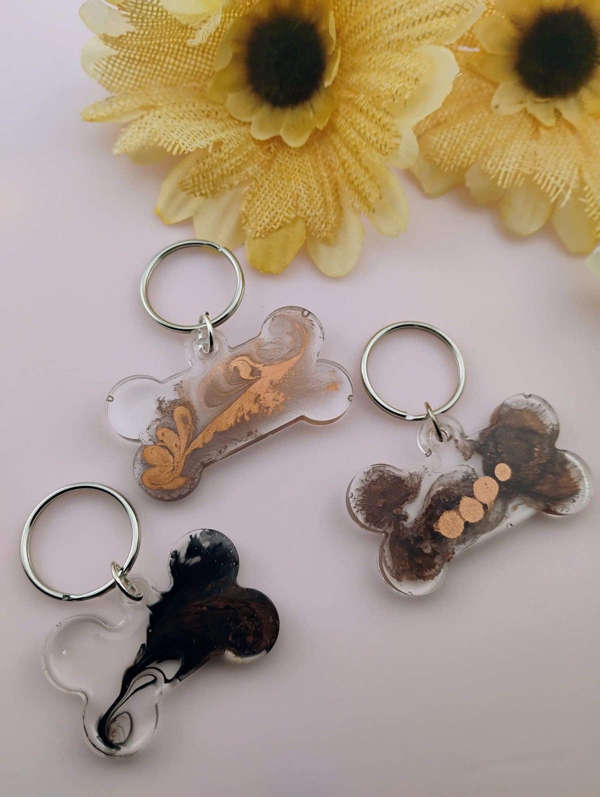 Pet Tag Copper Blk-3PK