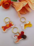 Pet Tag Orange Cream-3PK