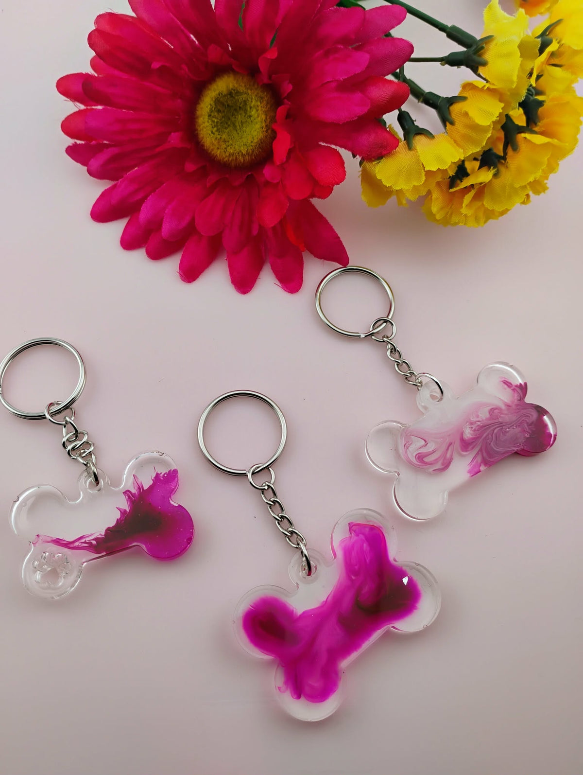 Pet Tag Pnk Wh-3PK