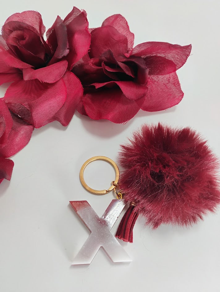 Keychain Mini X Burgundy