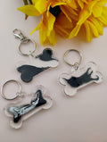 Pet Tag Clr Blk-3PK